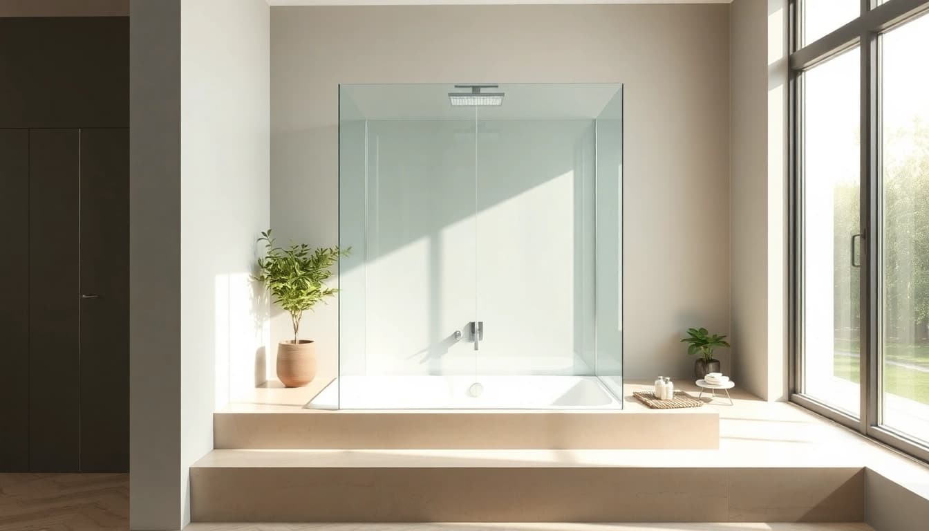 Betreten Sie die stilvolle sonni Duschkabine und erleben Sie pure Entspannung mit hochwertigem Glasdesign.