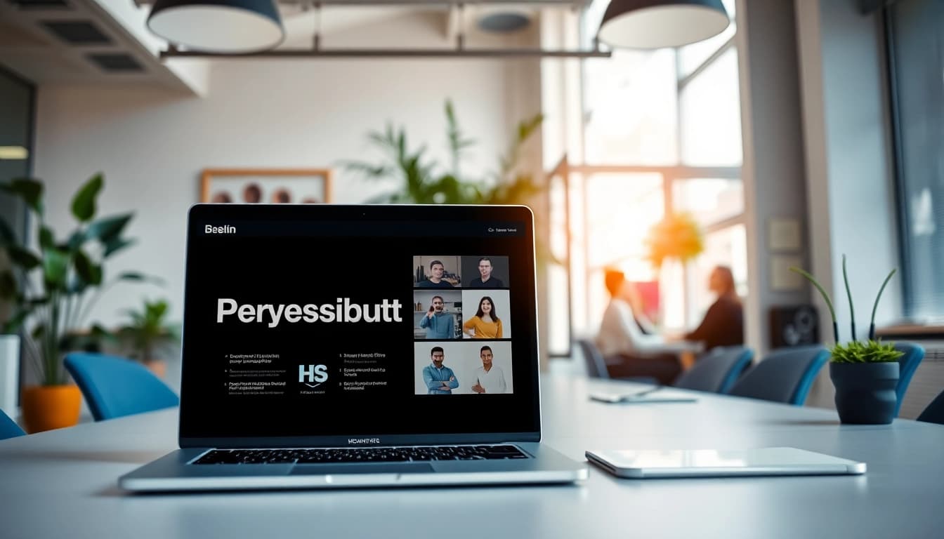 Headhunter Berlin vermittelt Fachkräfte in einer modernen Büroumgebung