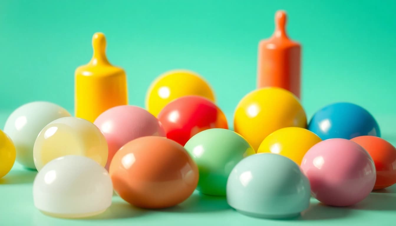 Verschiedene Kunststoff kleiderbügel präsentieren ihre bunten Designs für ordentliche Kleideraufbewahrung.