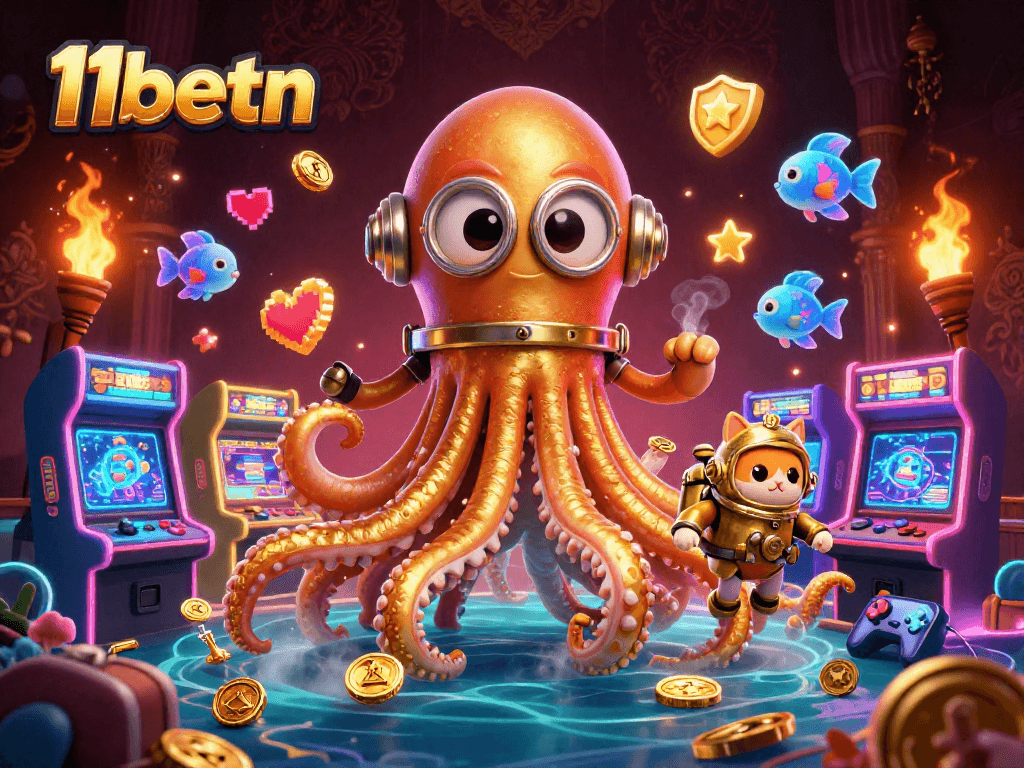 Experience thrilling gameplay at 11betn with a vibrant underwater casino scene