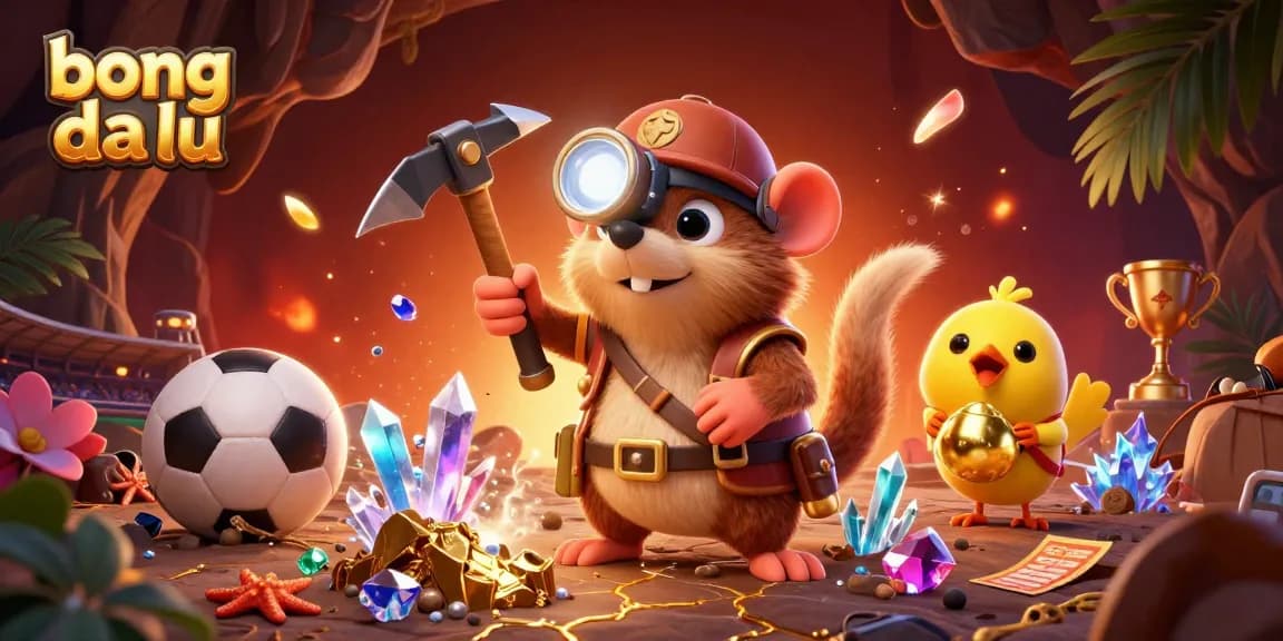 Experience thrilling sports betting with bong da lu at an exciting animated casino scene.