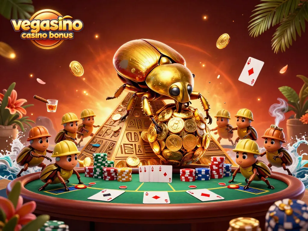 Experience the excitement with vegasino casino bonus amid golden treasures and poker thrills.
