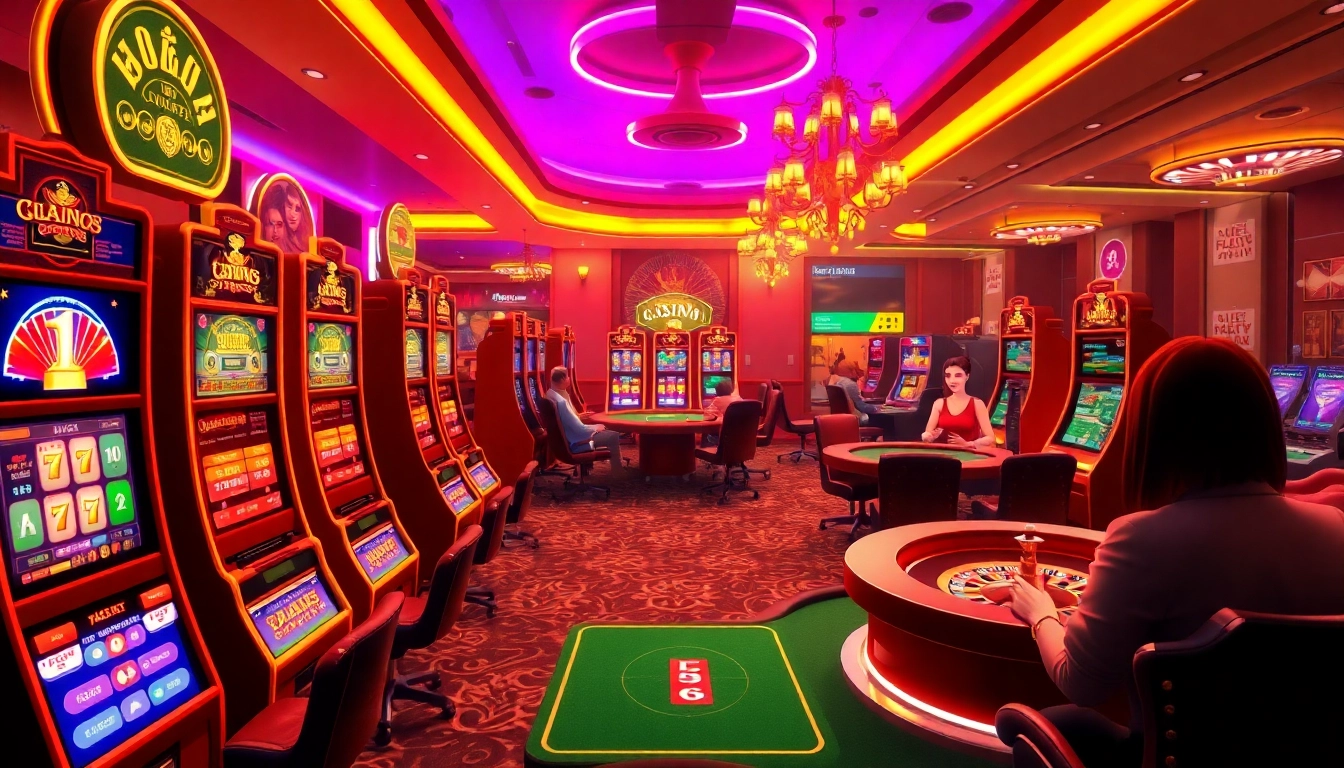 Engage in thrilling gameplay at Online Casinos Österreich, highlighting exciting games like slots and roulette.