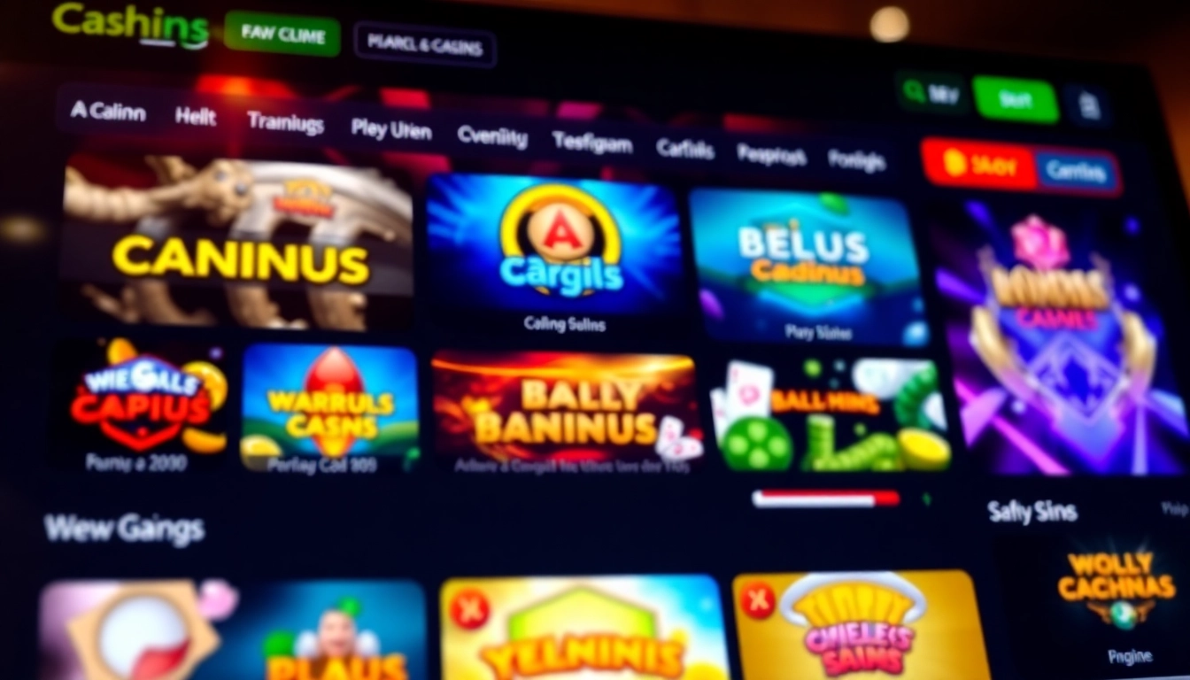 Experience thrilling online casinos ohne limit with a dynamic game selection on a vibrant interface.