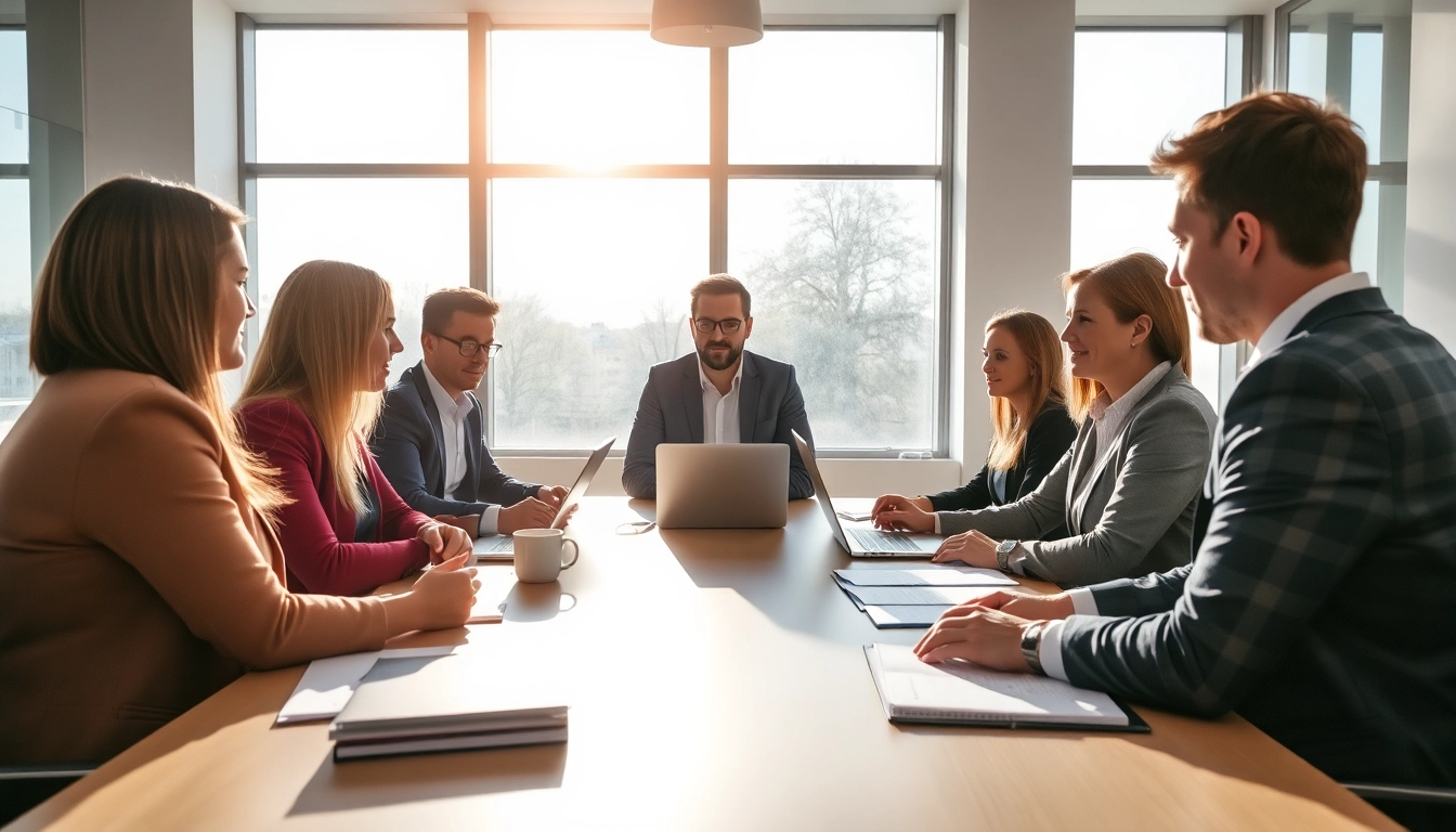Headhunter Saarbrücken Team bespricht Strategien für effektives Recruiting.
