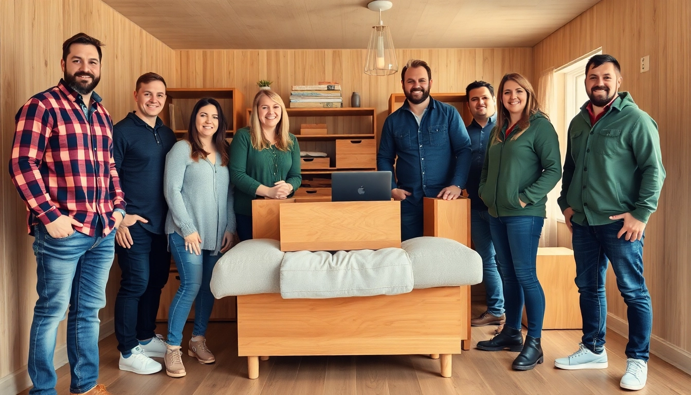 Umzugsunternehmen Wipperfürth hilft beim sicheren Transport von Möbeln während eines Umzugs.