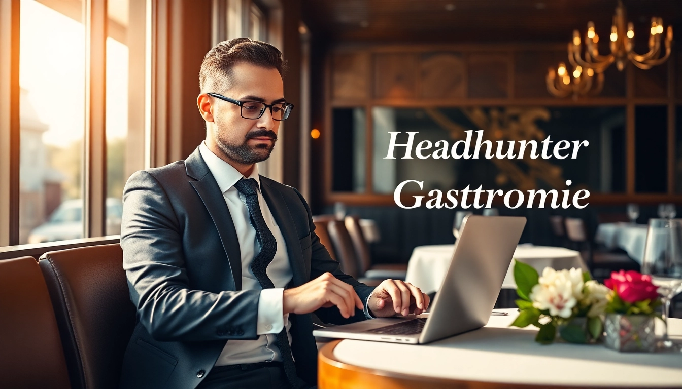 Headhunter Gastronomie in einem eleganten Restaurant, wo professionelle Personalvermittlung stattfindet.