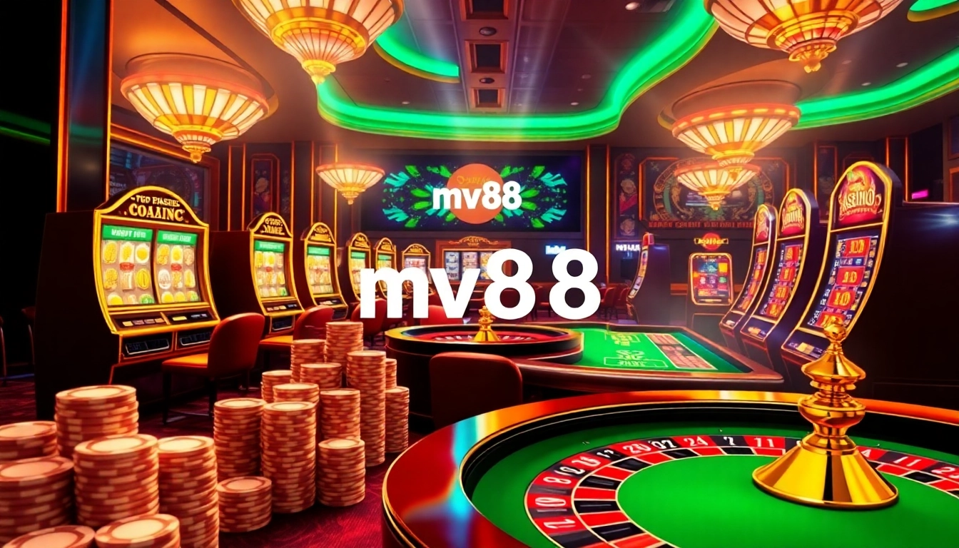 Experience engaging online gaming at mv88 with vibrant casino elements and dynamic gameplay.