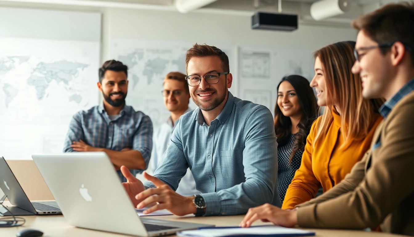 Headhunter Ingenieure engages with diverse engineers in a modern office setting.